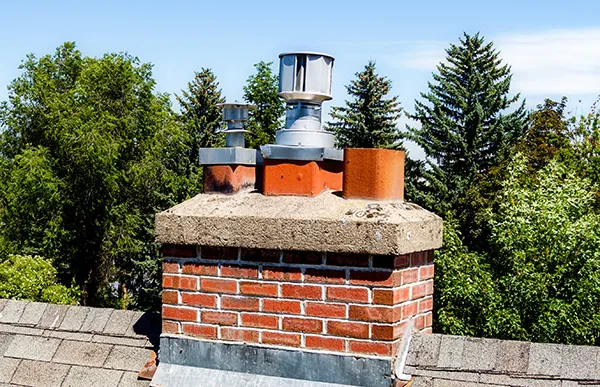Residential roof and exterior detail.