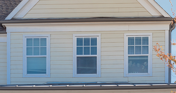 Finished residential home exterior.